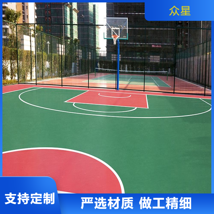 保山市硅PU篮球场硅PU - 排名