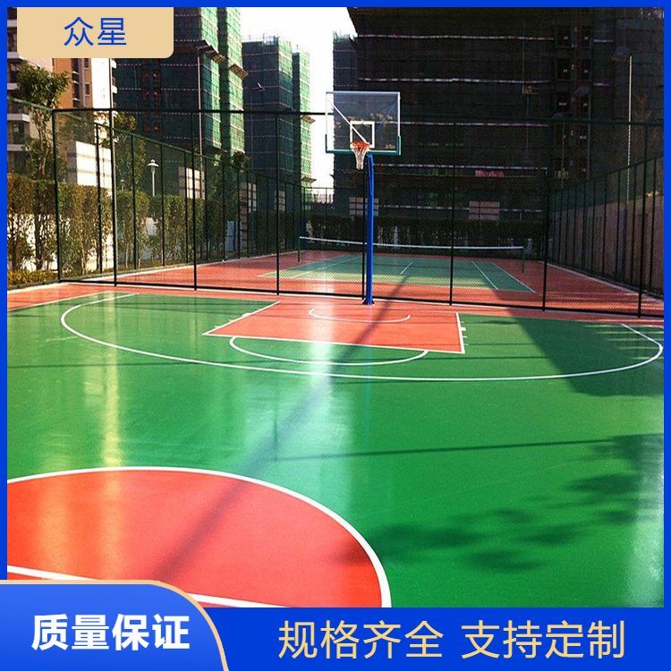 保山市塑胶篮球场塑胶篮球场 - 方案